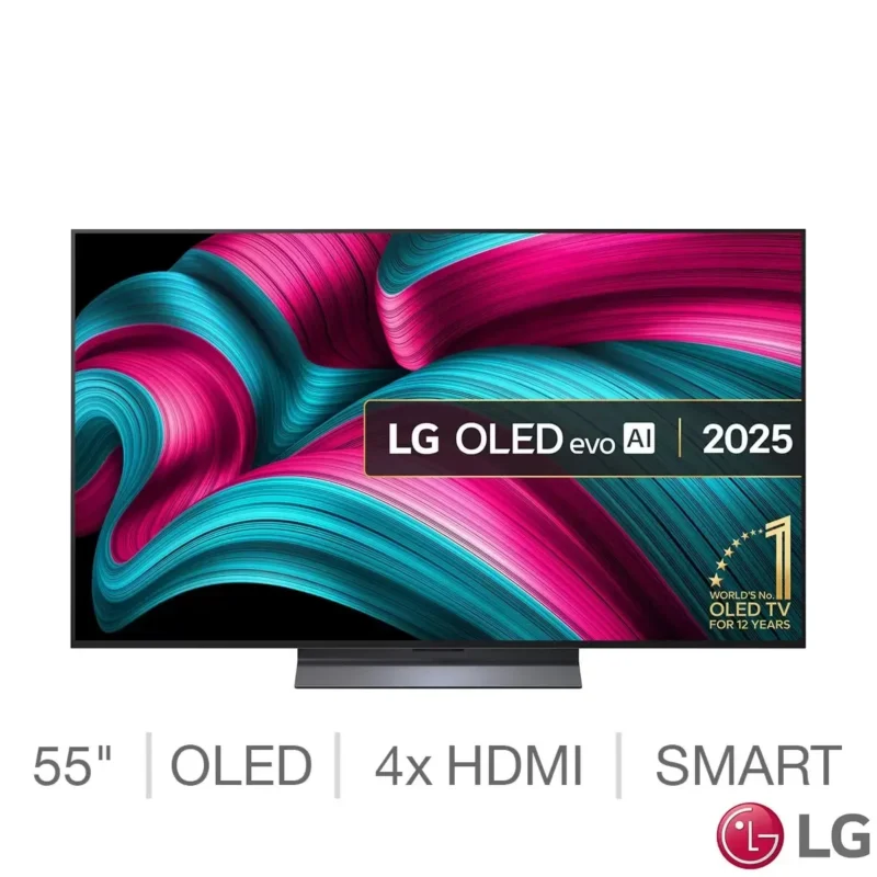 Smart TV LG 55 pulgadas C5 OLED evo AI 2025 4K UltraHD 144Hz juegos 5 años de garantía-