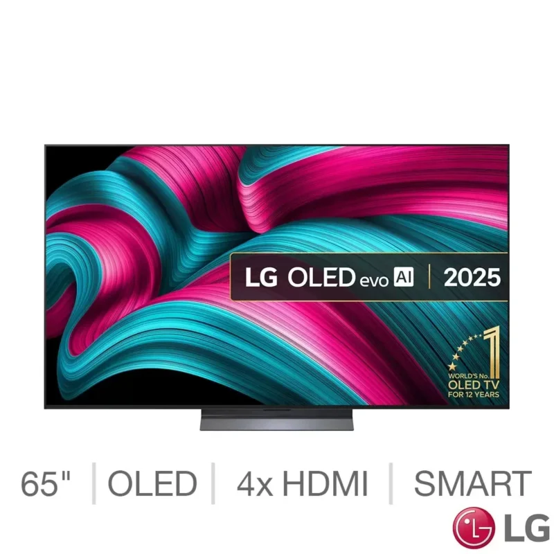 Smart TV LG 65 pulgadas C5 OLED evo AI 2025 4K UltraHD 144Hz juegos 5 años de garantía-